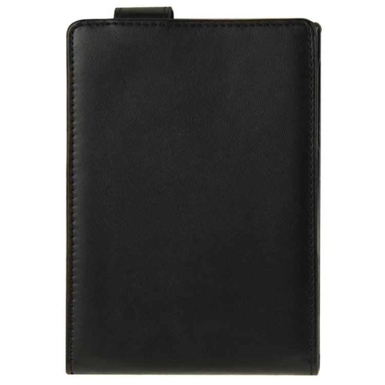 Vertical Flip Magnetic Snap Leather Case for BlackBerry Passport / Q30(Black)