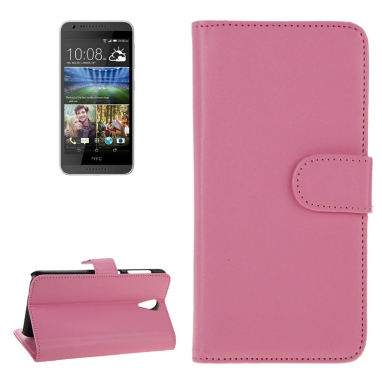Horizontal Flip Magnetic Buckle PU Leather Case with Holder & Card Slot & Wallet for HTC Desire 620