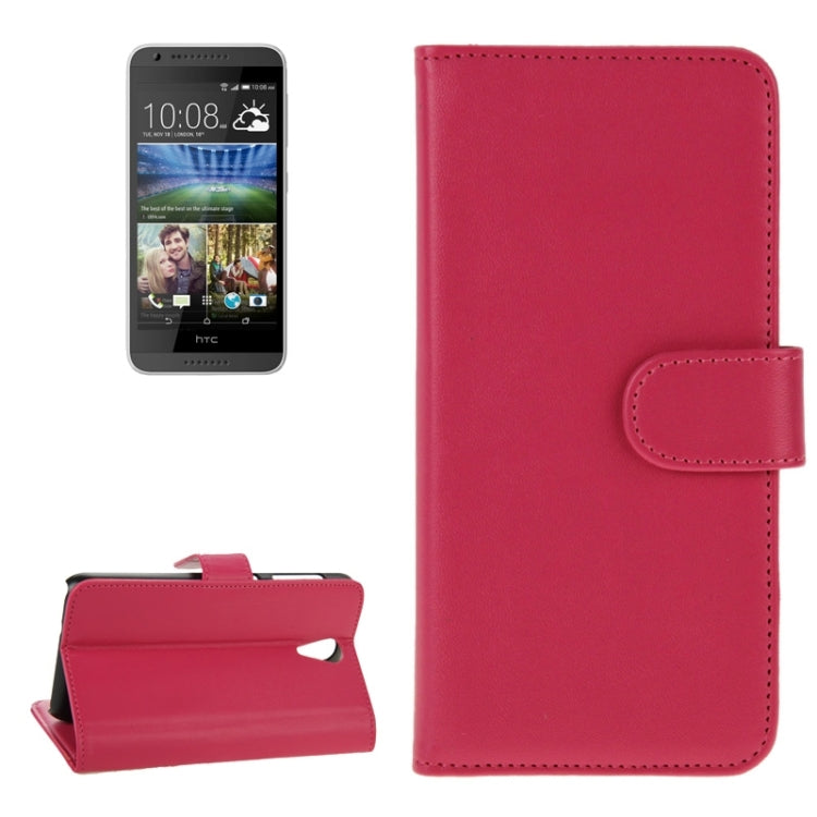 Horizontal Flip Magnetic Buckle PU Leather Case with Holder & Card Slot & Wallet for HTC Desire 620