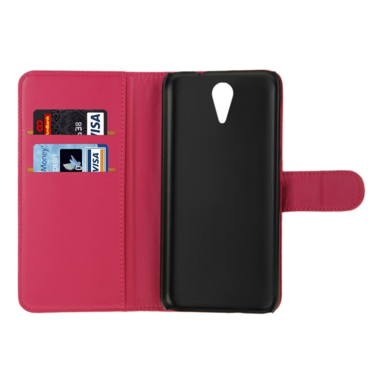 Horizontal Flip Magnetic Buckle PU Leather Case with Holder & Card Slot & Wallet for HTC Desire 620