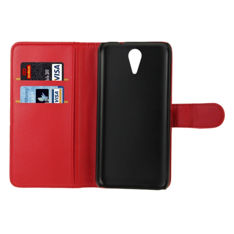 Horizontal Flip Magnetic Buckle PU Leather Case with Holder & Card Slot & Wallet for HTC Desire 620