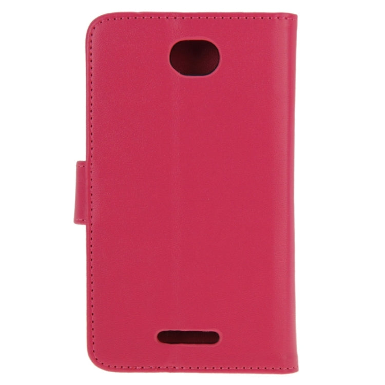 Horizontal Flip Magnetic Buckle PU Leather Case with Holder & Card Slot & Wallet for Sony Xperia E4