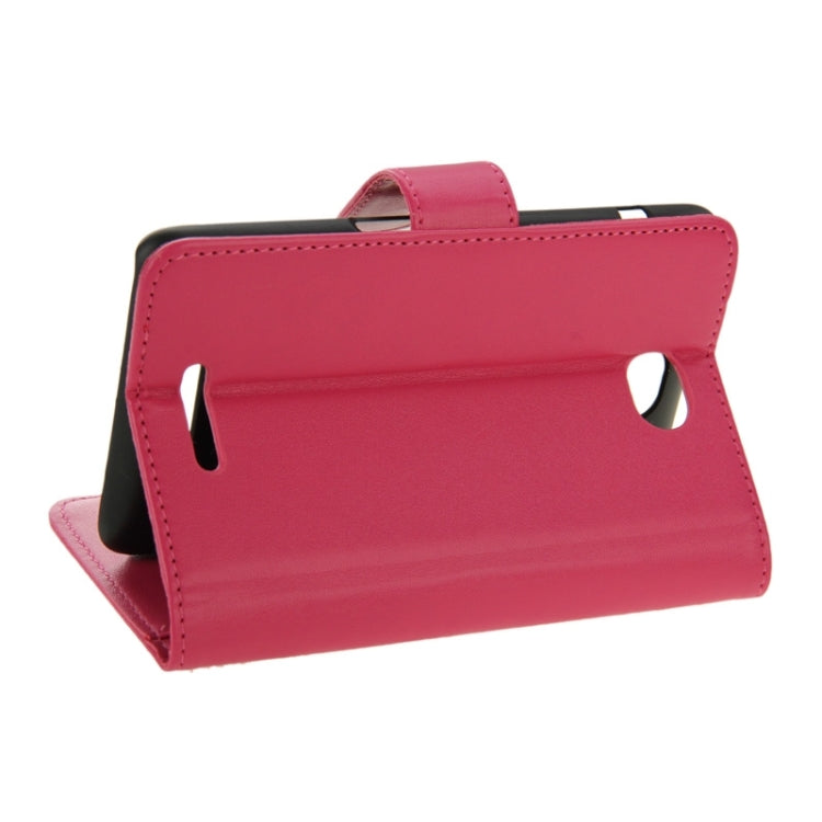 Horizontal Flip Magnetic Buckle PU Leather Case with Holder & Card Slot & Wallet for Sony Xperia E4