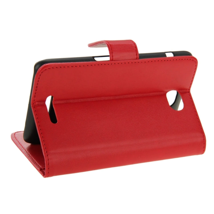 Horizontal Flip Magnetic Buckle PU Leather Case with Holder & Card Slot & Wallet for Sony Xperia E4