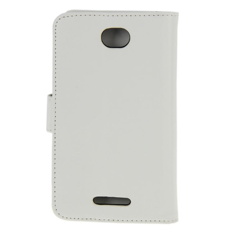 Horizontal Flip Magnetic Buckle PU Leather Case with Holder & Card Slot & Wallet for Sony Xperia E4