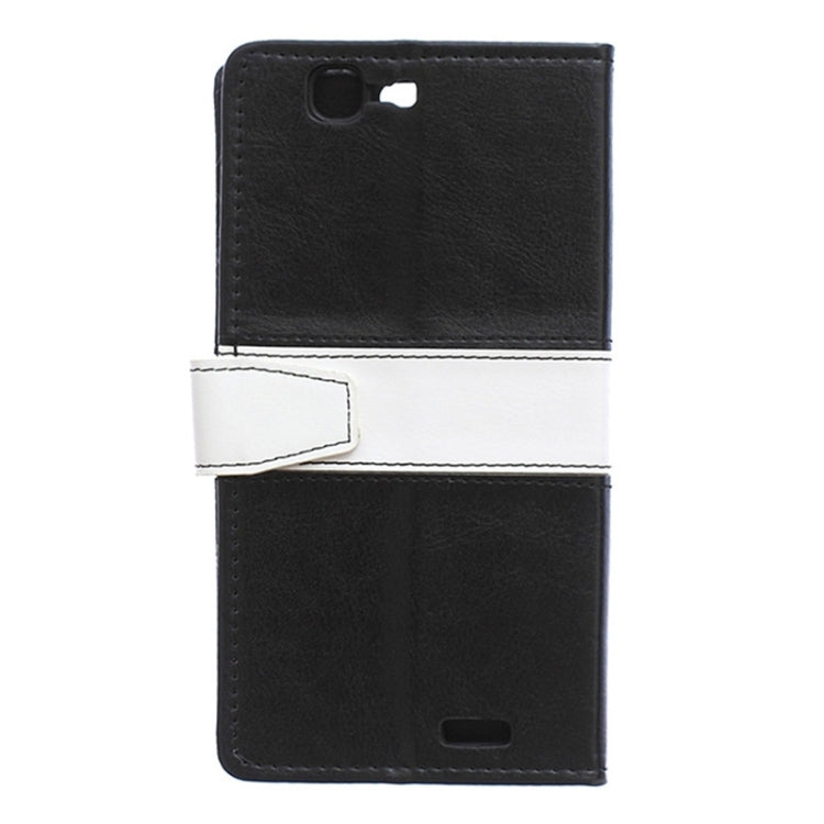 Color Matching Flip Leather Case with Holder & Card Slots & Wallet for Huawei Ascend G7