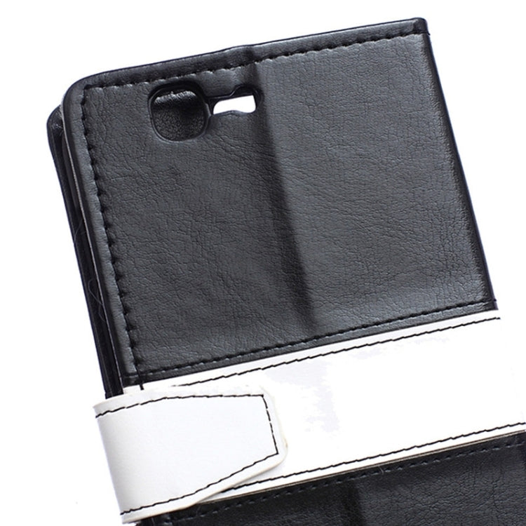 Color Matching Flip Leather Case with Holder & Card Slots & Wallet for Huawei Ascend G7