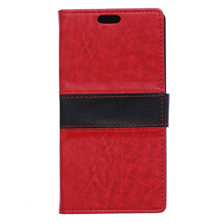 Color Matching Flip Leather Case with Holder & Card Slots & Wallet for Huawei Ascend G7