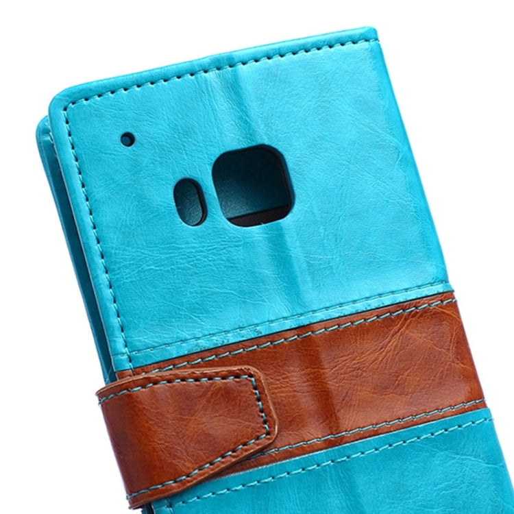 Color Matching Flip Leather Case with Holder & Card Slots & Wallet for HTC One M9