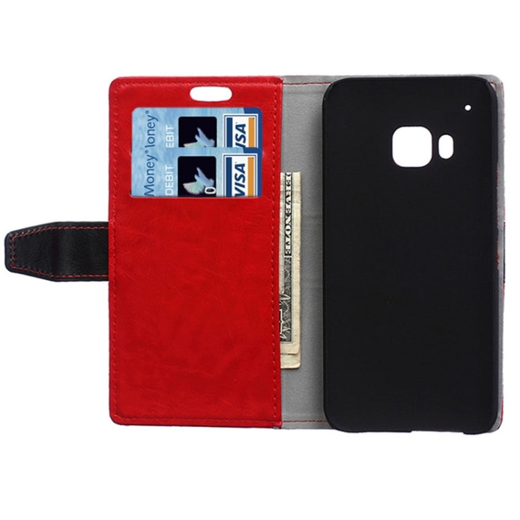 Color Matching Flip Leather Case with Holder & Card Slots & Wallet for HTC One M9