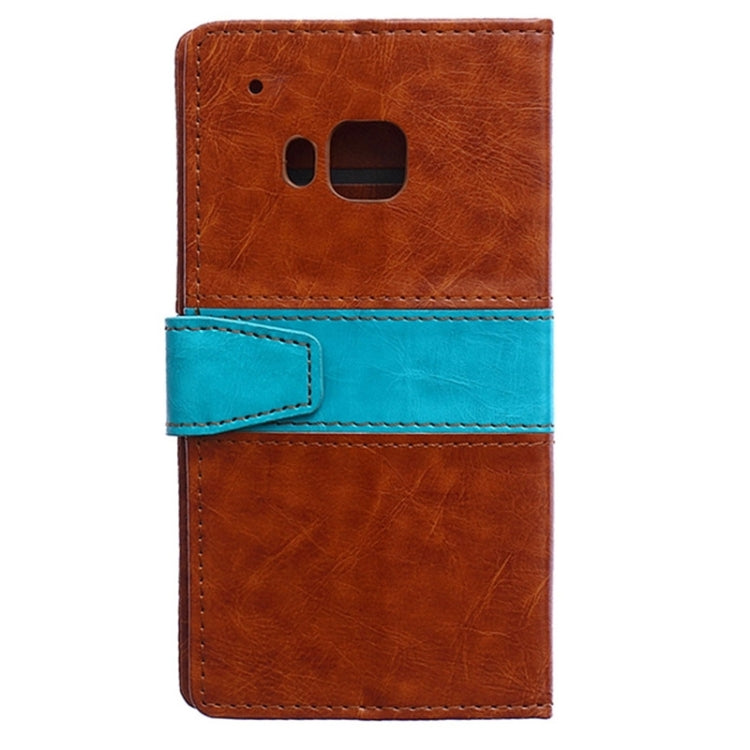 Color Matching Flip Leather Case with Holder & Card Slots & Wallet for HTC One M9