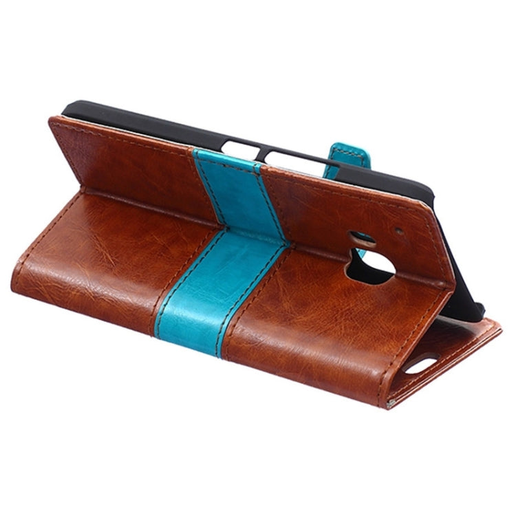 Color Matching Flip Leather Case with Holder & Card Slots & Wallet for HTC One M9