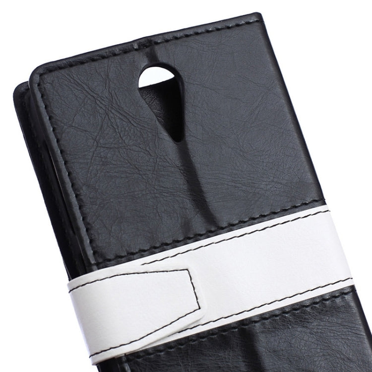 Color Matching Flip Leather Case with Holder & Card Slots & Wallet for HTC Desire 620