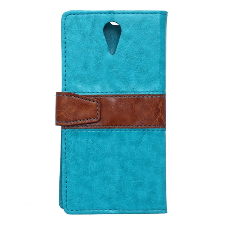 Color Matching Flip Leather Case with Holder & Card Slots & Wallet for HTC Desire 620