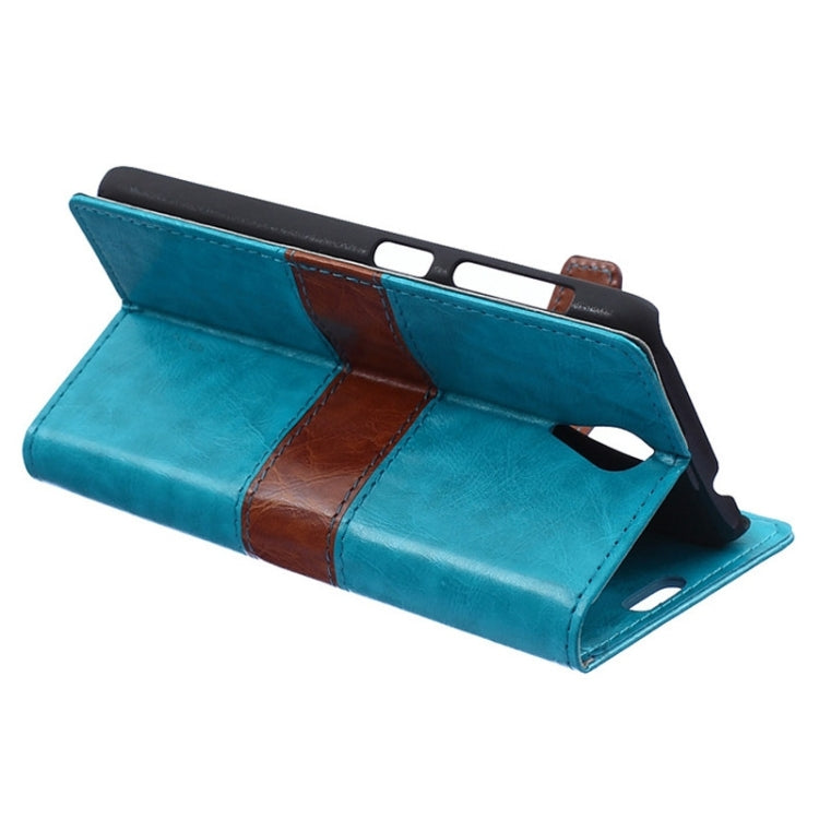 Color Matching Flip Leather Case with Holder & Card Slots & Wallet for HTC Desire 620