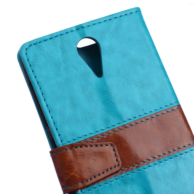 Color Matching Flip Leather Case with Holder & Card Slots & Wallet for HTC Desire 620