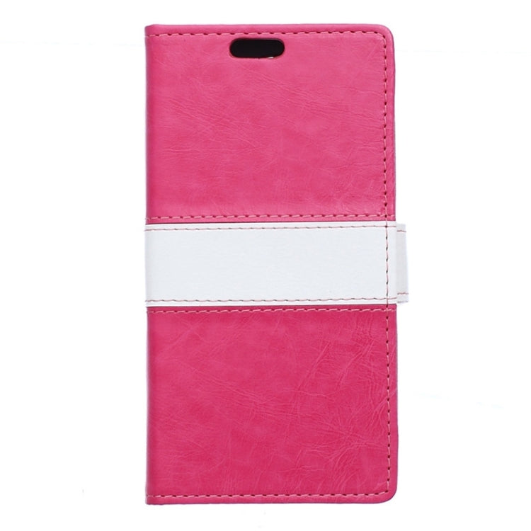 Color Matching Flip Leather Case with Holder & Card Slots & Wallet for HTC Desire 620