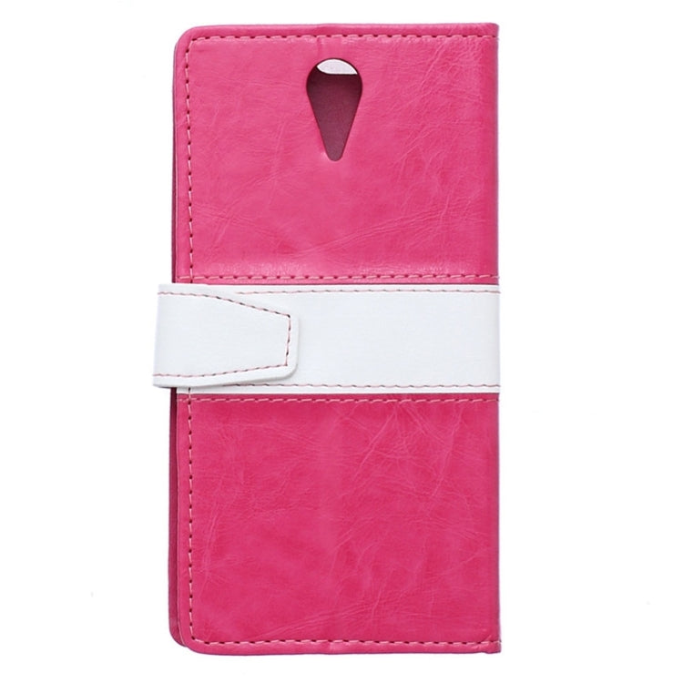 Color Matching Flip Leather Case with Holder & Card Slots & Wallet for HTC Desire 620