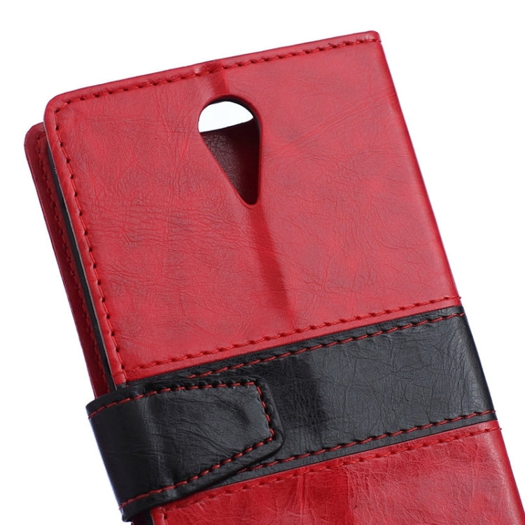 Color Matching Flip Leather Case with Holder & Card Slots & Wallet for HTC Desire 620