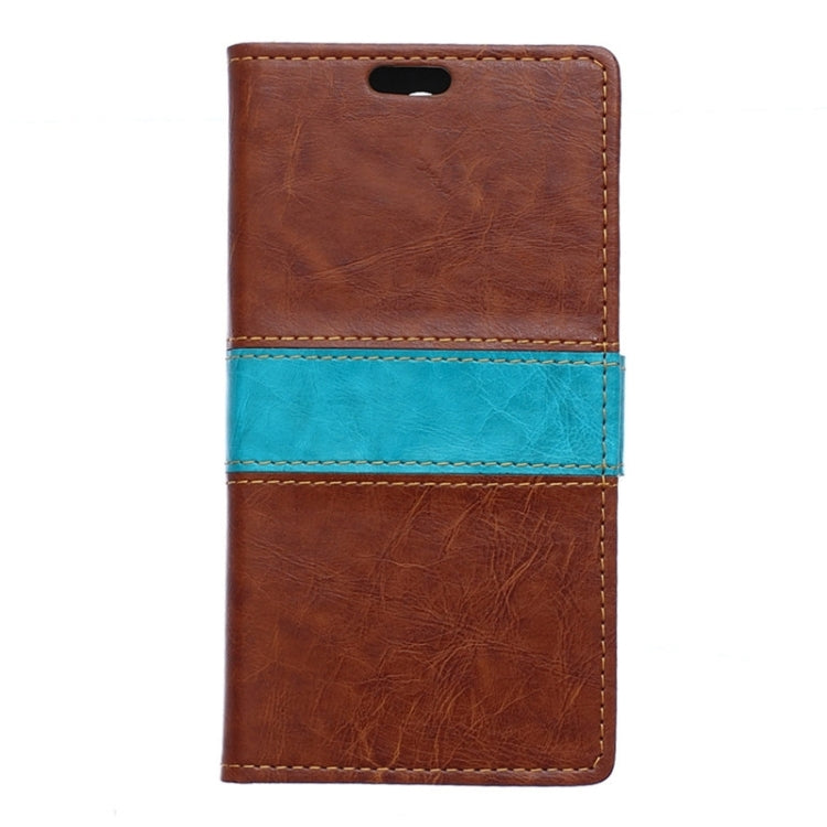 Color Matching Flip Leather Case with Holder & Card Slots & Wallet for HTC Desire 620