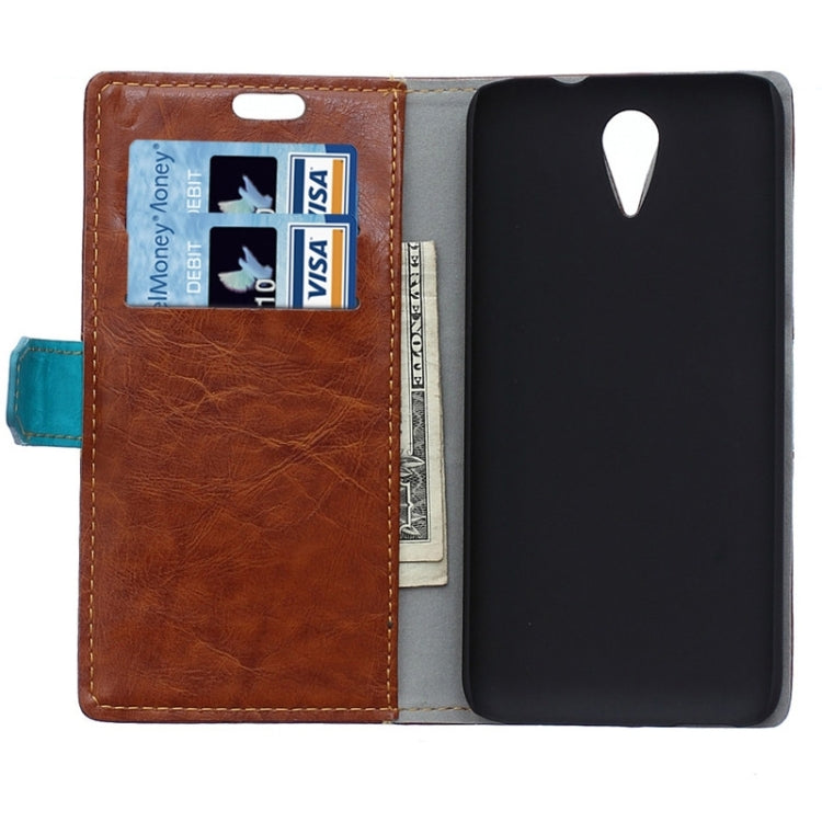 Color Matching Flip Leather Case with Holder & Card Slots & Wallet for HTC Desire 620