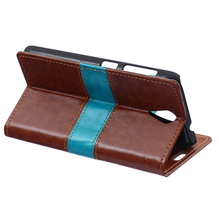 Color Matching Flip Leather Case with Holder & Card Slots & Wallet for HTC Desire 620