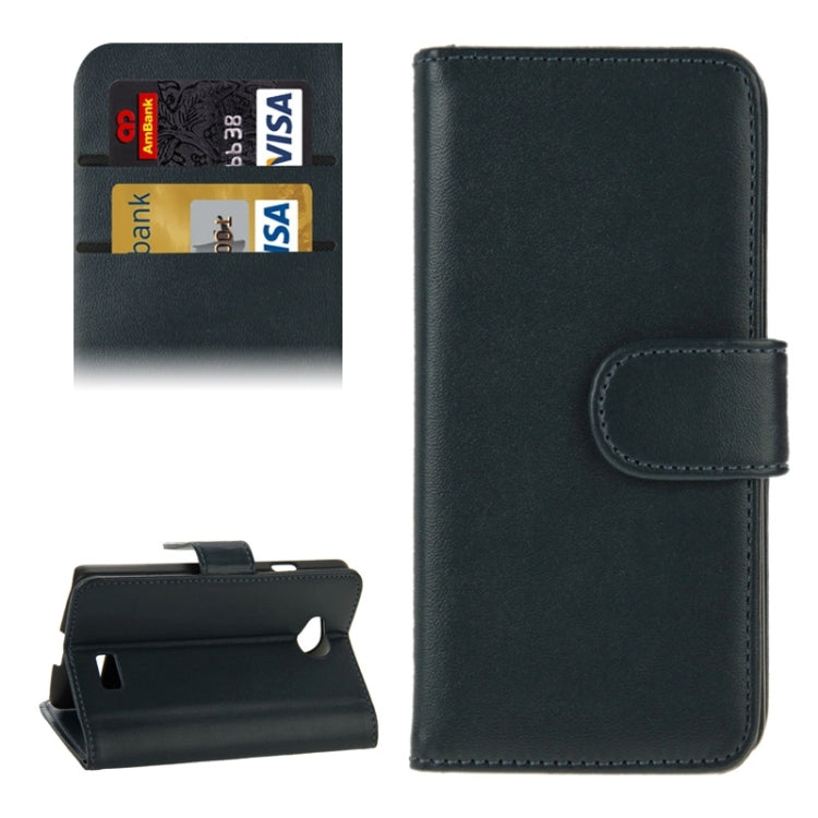 Horizontal Flip Magnetic Buckle PU Leather Case with Holder & Card Slot & Wallet for LG Optimus F60
