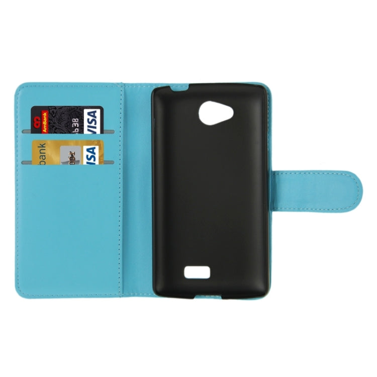 Horizontal Flip Magnetic Buckle PU Leather Case with Holder & Card Slot & Wallet for LG Optimus F60