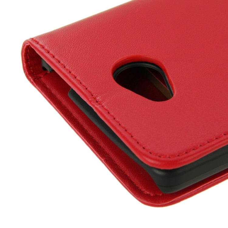 Horizontal Flip Magnetic Buckle PU Leather Case with Holder & Card Slot & Wallet for LG Optimus F60