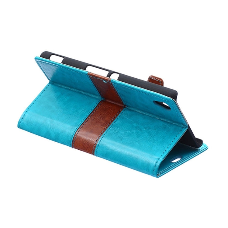 Color Matching Flip Leather Case with Holder & Card Slots & Wallet for Sony Xperia Z4