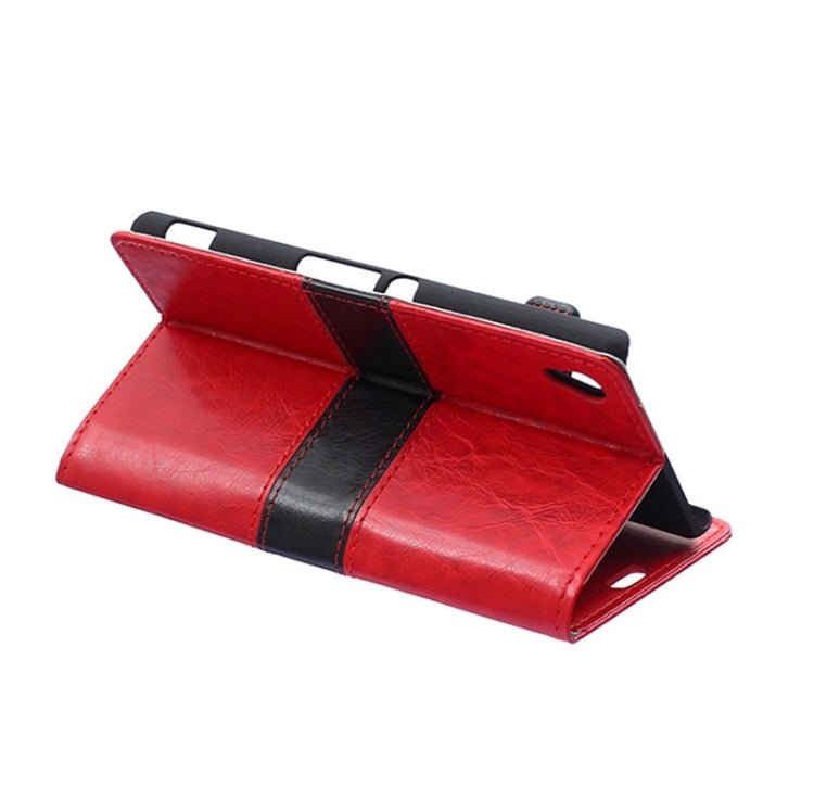Color Matching Flip Leather Case with Holder & Card Slots & Wallet for Sony Xperia Z4