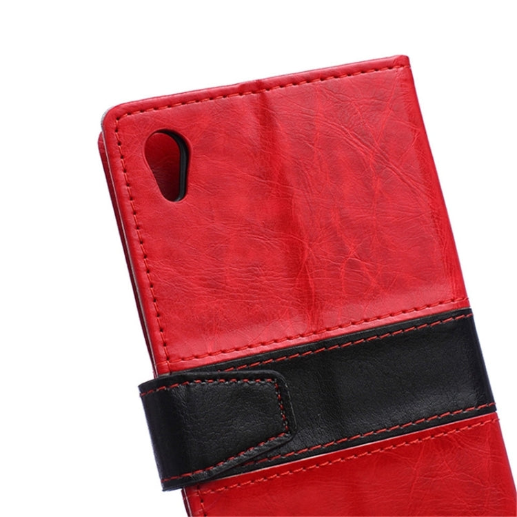 Color Matching Flip Leather Case with Holder & Card Slots & Wallet for Sony Xperia Z4