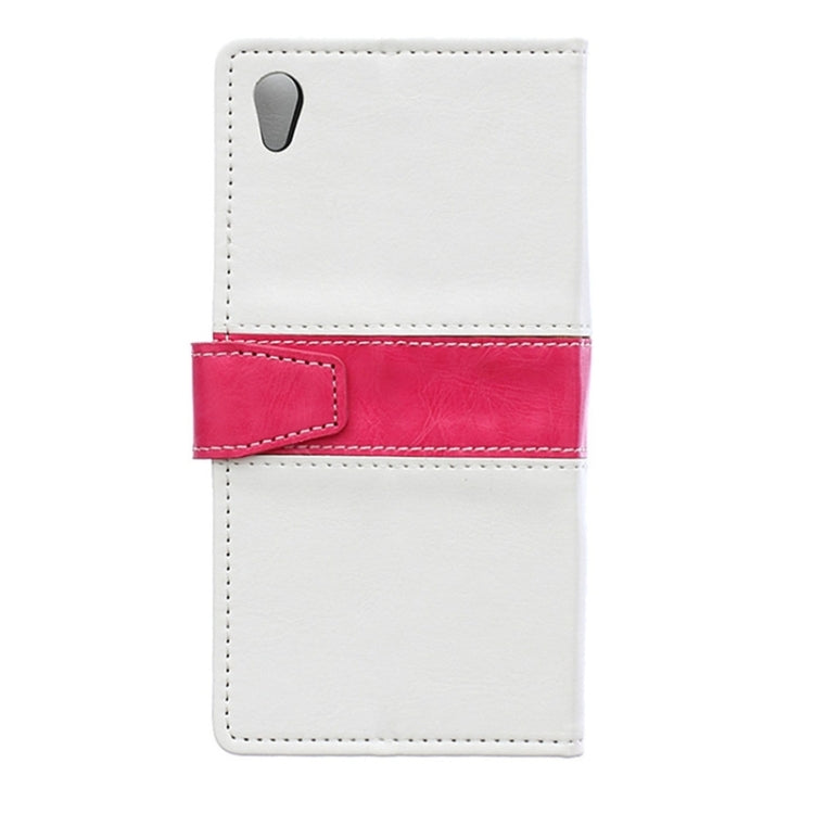 Color Matching Flip Leather Case with Holder & Card Slots & Wallet for Sony Xperia Z4