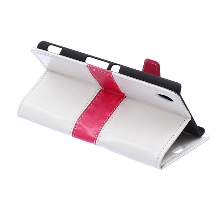 Color Matching Flip Leather Case with Holder & Card Slots & Wallet for Sony Xperia Z4