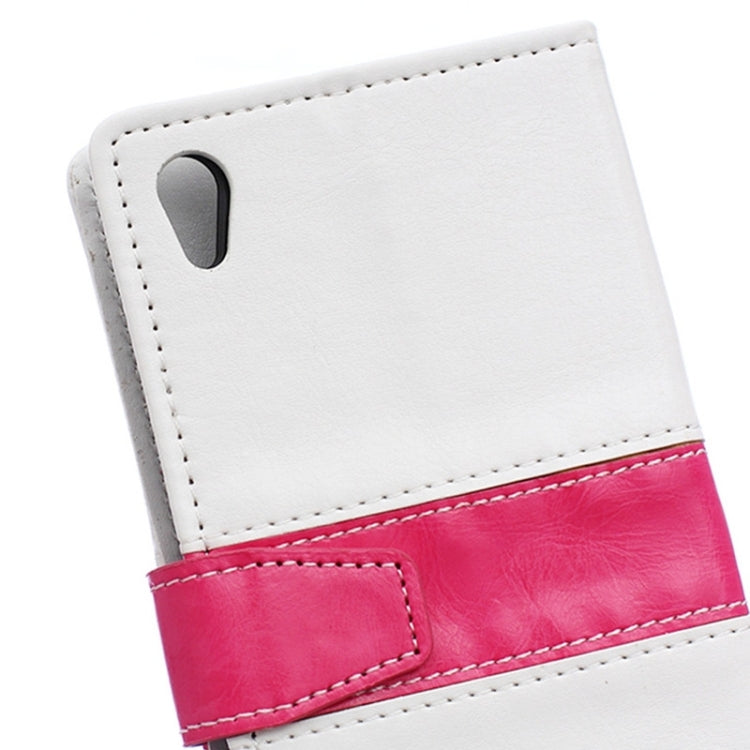 Color Matching Flip Leather Case with Holder & Card Slots & Wallet for Sony Xperia Z4