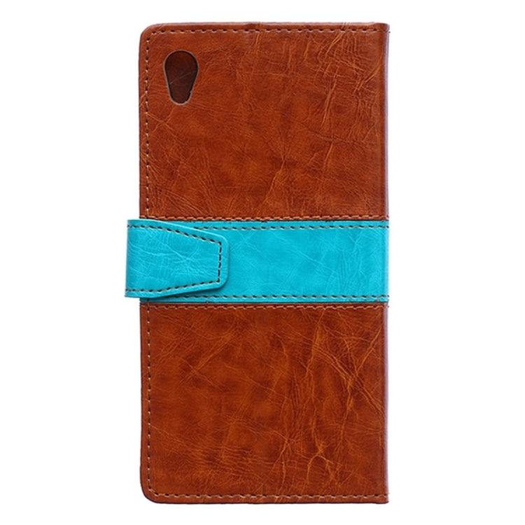 Color Matching Flip Leather Case with Holder & Card Slots & Wallet for Sony Xperia Z4