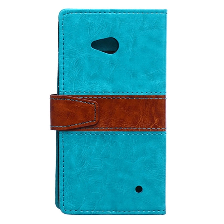Color Matching Flip Leather Case with Holder & Card Slots & Wallet for Microsoft Lumia 640