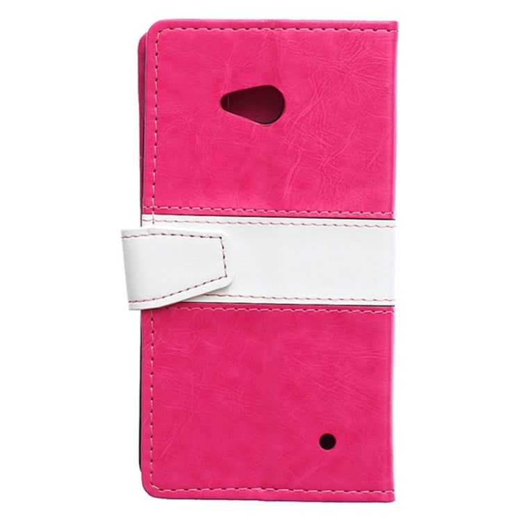 Color Matching Flip Leather Case with Holder & Card Slots & Wallet for Microsoft Lumia 640