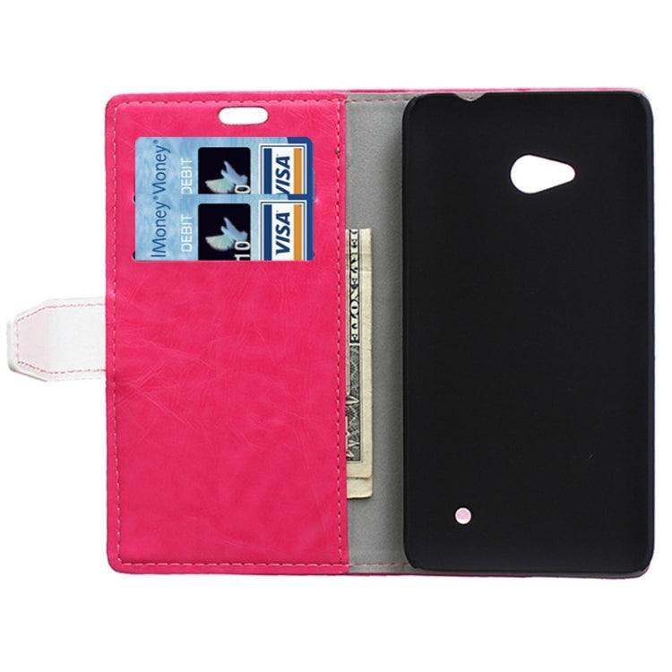 Color Matching Flip Leather Case with Holder & Card Slots & Wallet for Microsoft Lumia 640