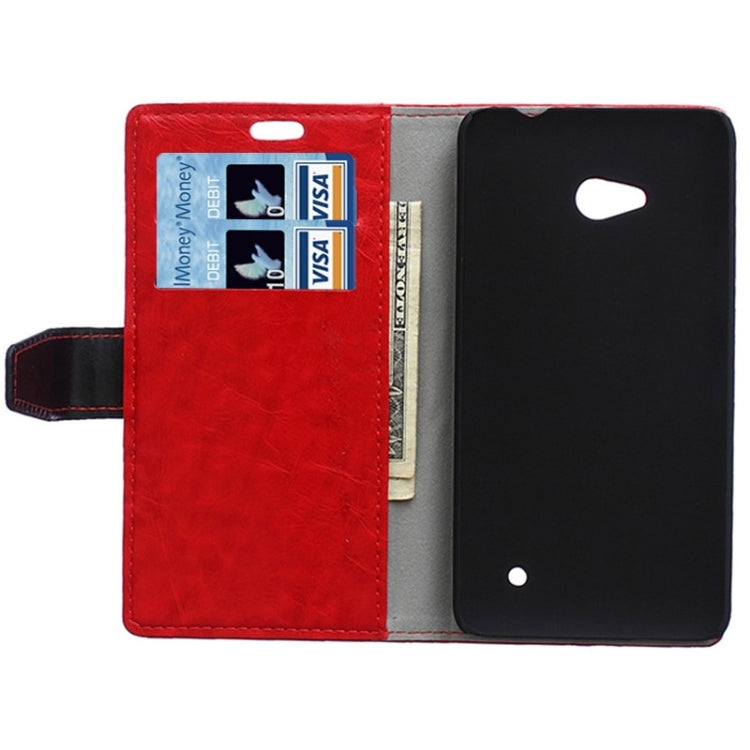 Color Matching Flip Leather Case with Holder & Card Slots & Wallet for Microsoft Lumia 640