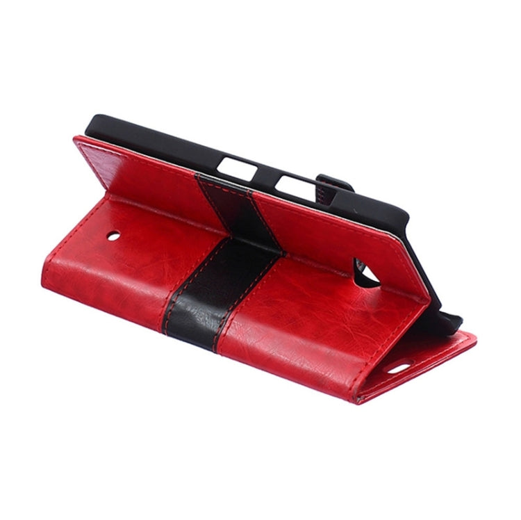 Color Matching Flip Leather Case with Holder & Card Slots & Wallet for Microsoft Lumia 640