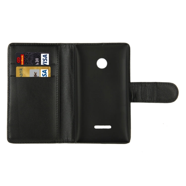 Horizontal Flip Magnetic Buckle PU Leather Case with Holder & Card Slot & Wallet for Microsoft Lumia 435