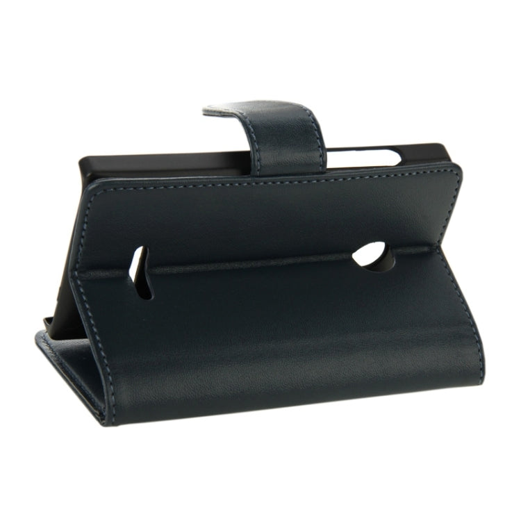 Horizontal Flip Magnetic Buckle PU Leather Case with Holder & Card Slot & Wallet for Microsoft Lumia 435