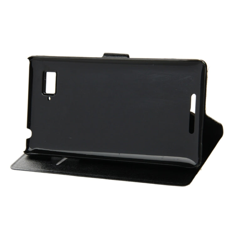 Silk Texture Horizontal Flip Leather Case with Card Slot & Holder for Lenovo Vibe Z / K910
