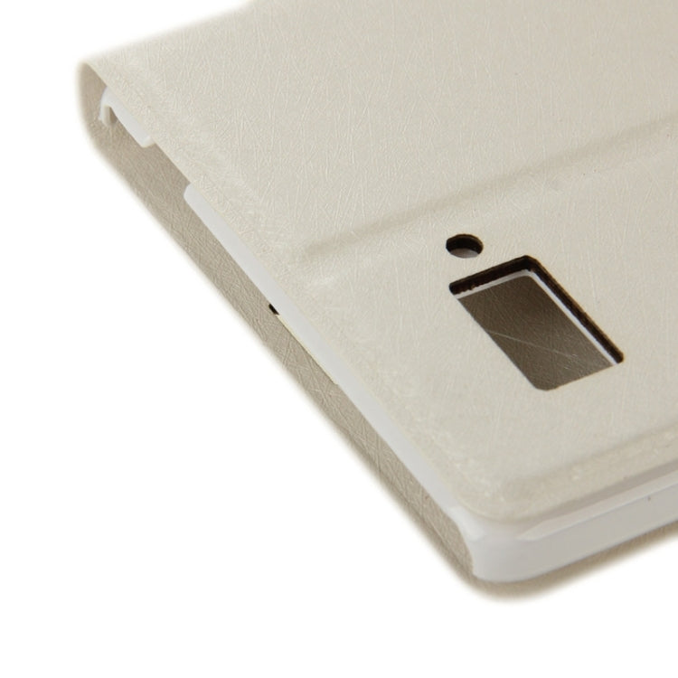 Silk Texture Horizontal Flip Leather Case with Card Slot & Holder for Lenovo Vibe Z / K910