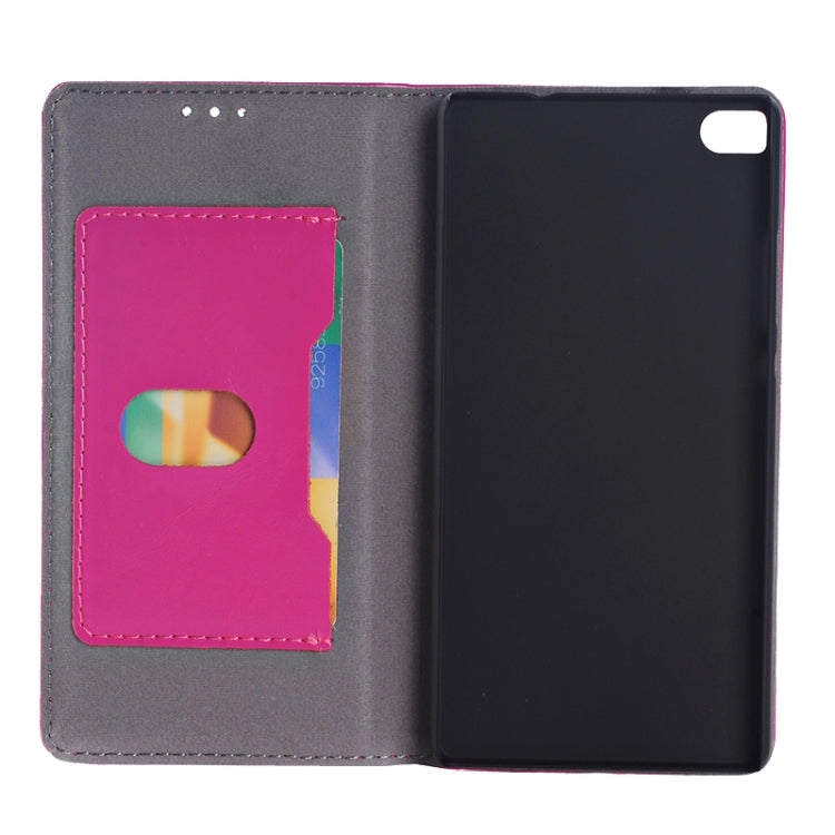 Crazy Horse Texture Genuine Leather Case with Holder & Card Slot for Huawei P8