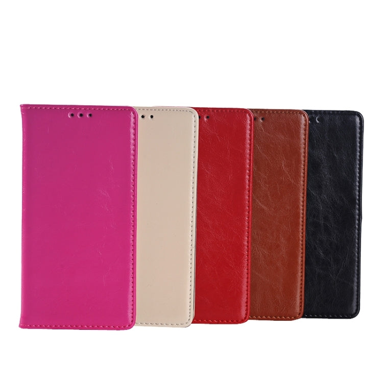 Crazy Horse Texture Genuine Leather Case with Holder & Card Slot for Huawei P8