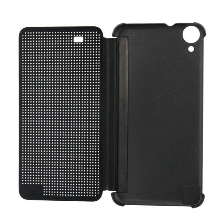 For HTC Desire 820 Smart Flip Dot View Leather Case with Sleep and Wake-up Function