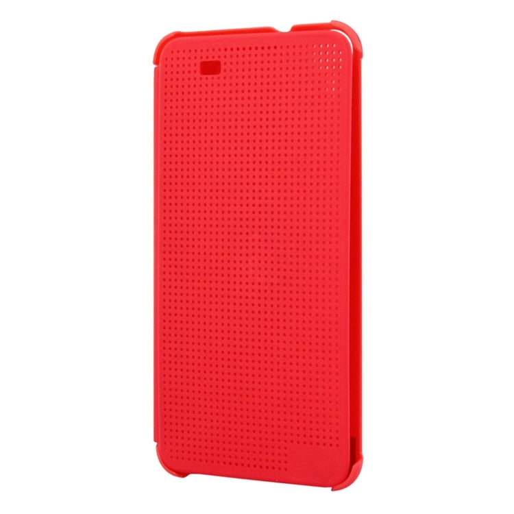For HTC Desire 820 Smart Flip Dot View Leather Case with Sleep and Wake-up Function