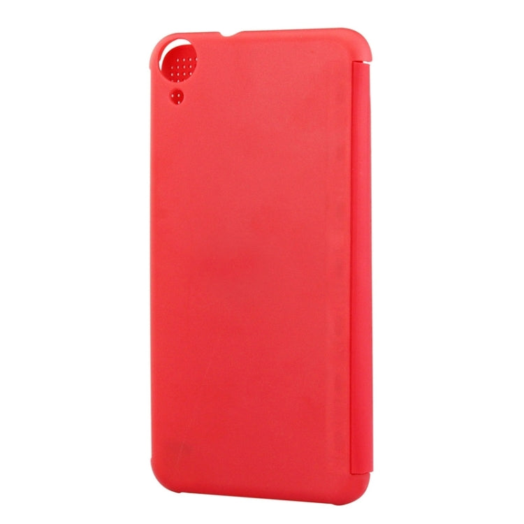 For HTC Desire 820 Smart Flip Dot View Leather Case with Sleep and Wake-up Function